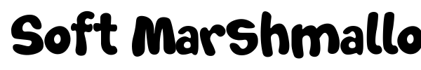 Soft Marshmallow font preview